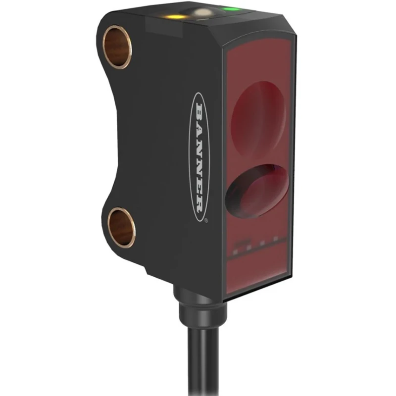 Banner Background Suppression Photoelectric Sensor Rectangular Style PNP Output IP67 2 mm to 30 mm Detection Range VS8APFF30