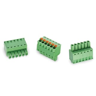 Wurth Elektronik 368B Series Pluggable Terminal Block 7-Contact 3.81 mm Pitch 1 Row 14A Voltage 1.6kV 691368300007B