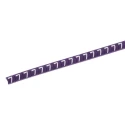 HellermannTyton Helagrip Slide-On Pre-Printed Cable Marker White Legend 3 mm Max Cable Diameter PVC 901-10274