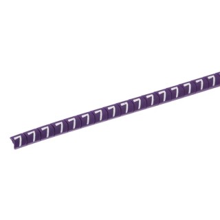 HellermannTyton Helagrip Slide-On Pre-Printed Cable Marker White Legend 3 mm Max Cable Diameter PVC 901-10274
