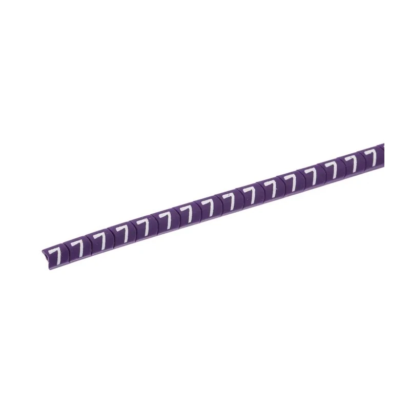 HellermannTyton Helagrip Slide-On Pre-Printed Cable Marker White Legend 3 mm Max Cable Diameter PVC 901-10274