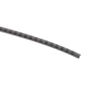 HellermannTyton Helagrip Slide-On Pre-Printed Cable Marker Black Legend 8, Fits 1mm to 3mm Cable Grey PVC Material 901-10275