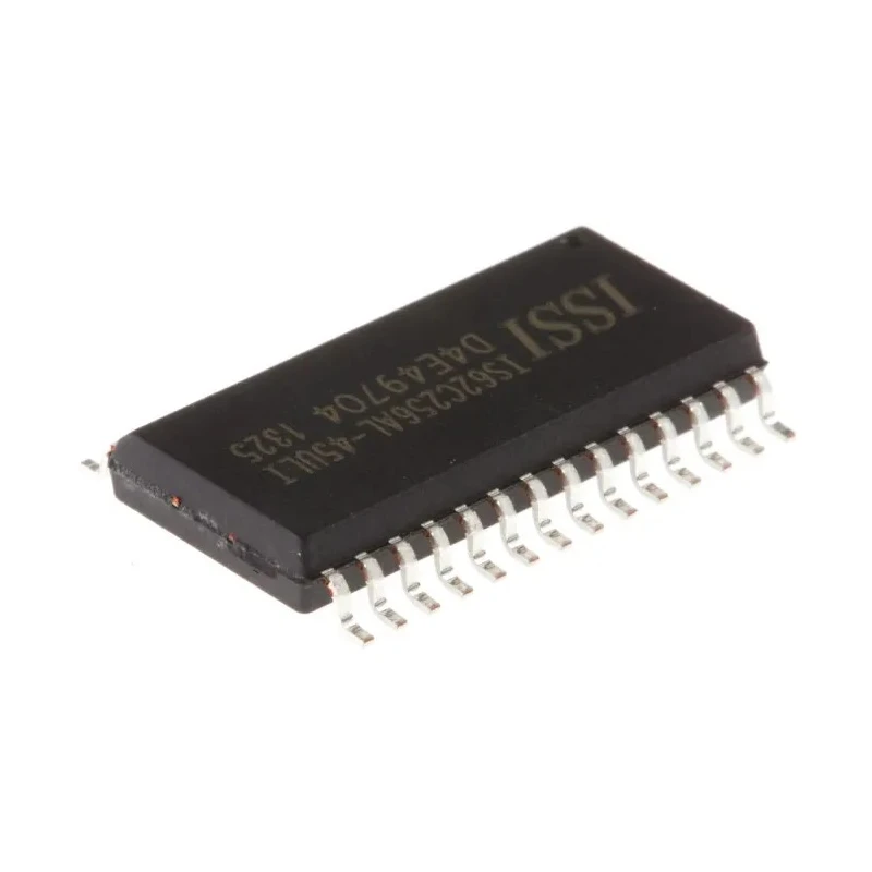 ISSI Static Random Access Memory 256 kB Asynchronous SRAM, 32K x 8 Bit Organisation, 4.5-5.5 V Supply, SOP IS62C256AL-45ULI