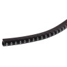 HellermannTyton Helagrip Slide-On Cable Marker, White Pre-Printed "0" for 4 mm to 9 mm Cable Black 901-10305