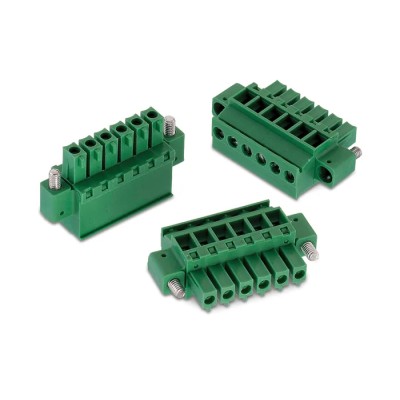 Wurth Elektronik 3673 Series Pluggable Terminal Block, 3-Contact, Horizontal, 3.81 mm Pitch, 10A, Polyamide 66 691367310003