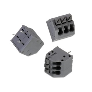 Wurth Elektronik 412B Series PCB Terminal Block, 11-Contact, 3.5 mm Pitch, Through Hole Mount, Grey, 250V AC 691412120011B
