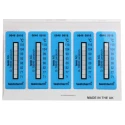 Testo Self-Adhesive Temperature Sensitive Label 71°C to 110°C, 2 Levels, 10 Labels per Product 0646 0916