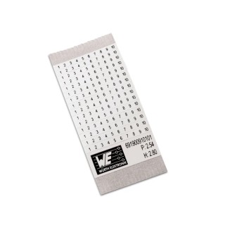 Wurth Elektronik Adhesive Marker Card for use with Terminal Block 691900110201