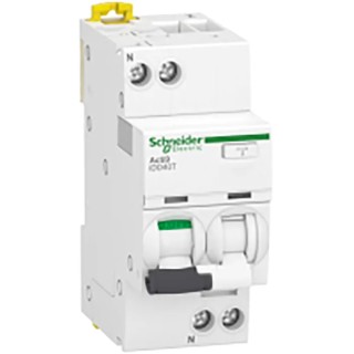 Schneider Electric Residual Current Circuit Breaker with Overload Protection 16A Current Rating 1-Pole 300mA Trip A9DA6616