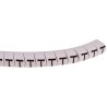HellermannTyton Helagrip Slide-On Cable Marker, Black, Pre-Printed "T", Suitable for 4 mm to 9 mm Cable, PVC, 105°C 901-10317