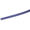 HellermannTyton Helagrip PVC Slide-On Cable Marker Blue for 4-9 mm Cables, Pre-Printed '6', White Legend, 901-10311