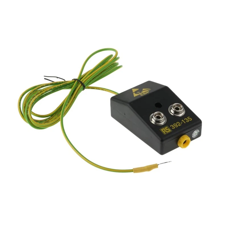 RS PRO ESD Earth Bonding Box with 10 mm Stud, Ring Terminal, Compliant to EN 61340-5-1 392-135