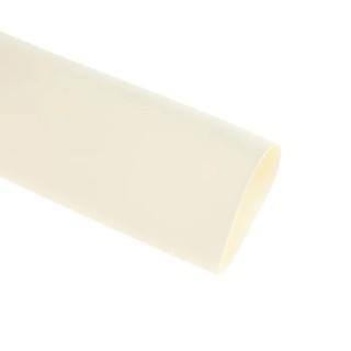 RS PRO Heat Shrink Tubing White 25.4 mm Sleeve Diameter x 1.2 m Length Polyolefin Flame Retardant 2:1 Shrink Ratio 392-309