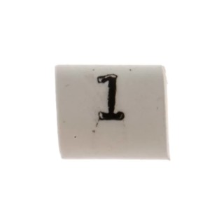 TE Connectivity Heatshrink Pre-Printed Cable Marker White Polyolefin 3 mm Max Cable Diameter TRSA-1019/C/1/1