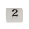 TE Connectivity Heatshrink Pre-Printed Cable Marker White 3 mm/1 mm Diameter Legend "2" TRSA-1019/C/1/2