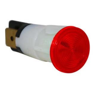 RS PRO Red Panel Mount Indicator 250V 24.95mm Length 13mm Mount Hole Italy 191-7802