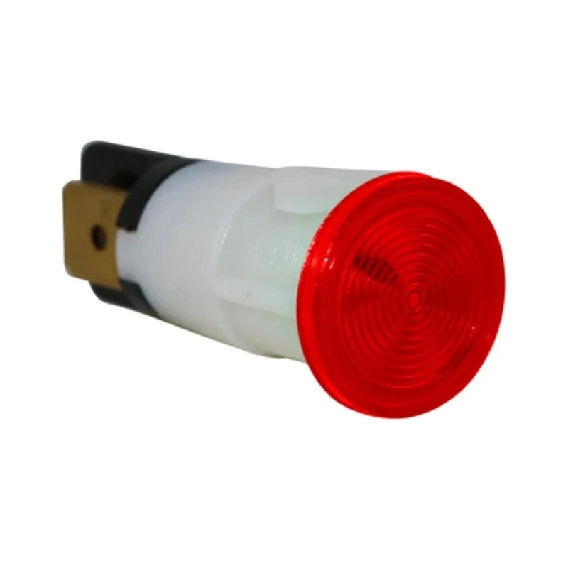 RS PRO Red Panel Mount Indicator 250V 24.95mm Length 13mm Mount Hole Italy 191-7802