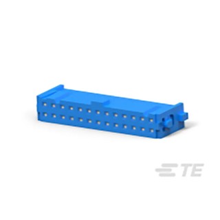 TE Connectivity 26-Way IDC Connector Female for Cable, 2 Row, 1A, 300V, Shrouded, Gold Contact Plating 1-1658526-5