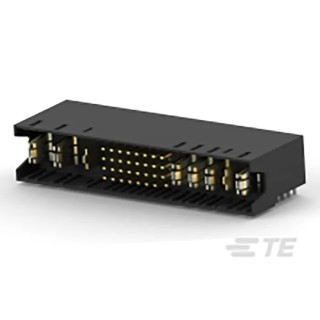 TE Connectivity Multi-Beam XLE Series Right Angle PCB Header 40 Contact 5.08 mm Pitch 4 Row Shrouded 6450849-7