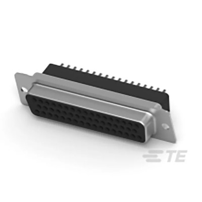 TE Connectivity AMPLIMITE HD-20 50 Way Straight 2.77 mm Pitch Through Hole D-Sub Connector Female 5745191-1