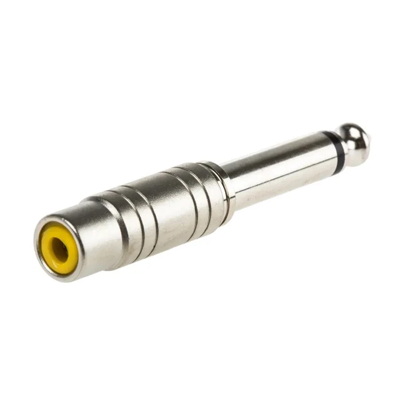 RS PRO Audio Male 1.4 in Mono Straight RCA AV Adapter 392-582