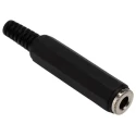 RS PRO 6.35 mm Cable Female 3 Pole Stereo Jack Connector 392-598