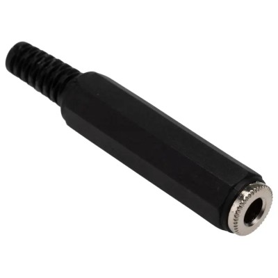 RS PRO 6.35 mm Cable Female 3 Pole Stereo Jack Connector 392-598