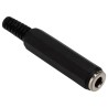 RS PRO 6.35 mm Cable Female 3 Pole Stereo Jack Connector 392-598
