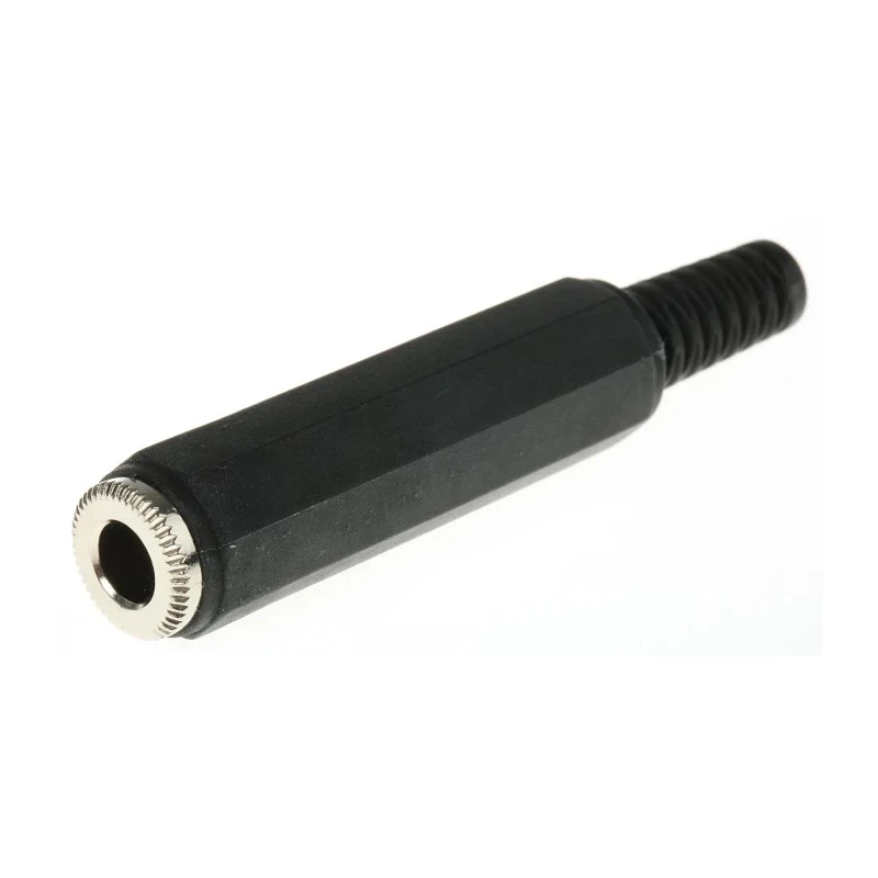 RS PRO Jack Connector 6.35 mm Cable Female 2 Mono Solder 392-637