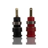 RS Pro Red, Black Female Banana Socket 2 mm Connector, Solder Termination, 600V, 10A, Gold Plating 191-7885