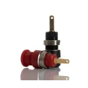 RS Pro Red, Black Female Banana Socket 2 mm Connector, Solder Termination, 600V, 10A, Gold Plating 191-7885