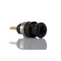 RS Pro Red, Black Female Banana Socket 2 mm Connector, Solder Termination, 600V, 10A, Gold Plating 191-7885