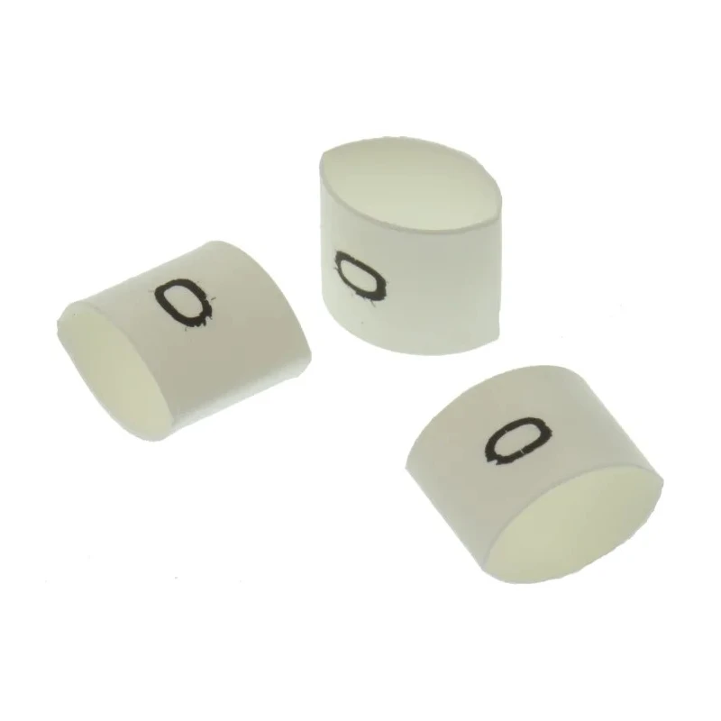 TE Connectivity Heatshrink Pre-Printed Cable Marker White for 2-6 mm Cable Diameter TRSA-1019/E/1/0