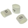 TE Connectivity Heatshrink Pre-Printed Cable Marker White for 2-6 mm Cable Diameter TRSA-1019/E/1/0