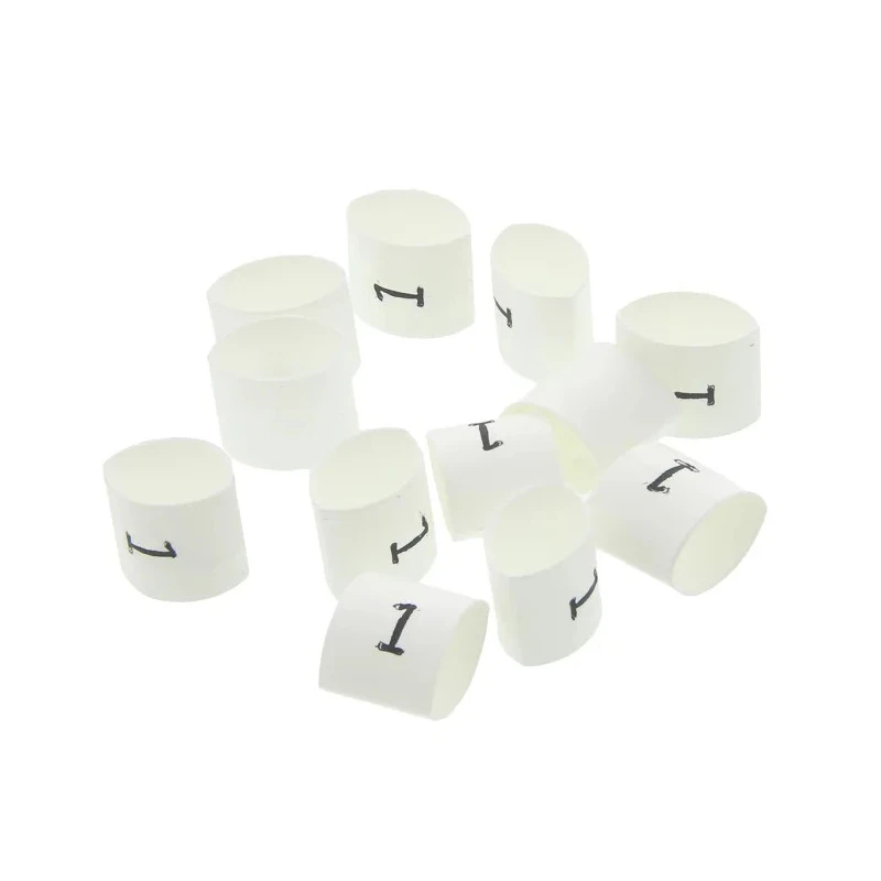 TE Connectivity White Heatshrink Pre-printed Cable Marker for 2-6 mm Cable TRSA-1019/E/1/1