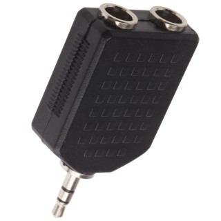 RS PRO Audio Male 3.5 mm Stereo Straight 1/4 in Stereo AV Adapter 392-564