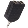 RS PRO Audio Male 3.5 mm Stereo Straight 1/4 in Stereo AV Adapter 392-564