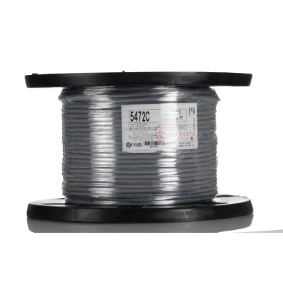 Alpha Wire 5472C Series Data Cable 2 Pairs 4 Cores 100 m Grey Polyvinyl Chloride Sheath 300V Flame Retardant 5472C SL033