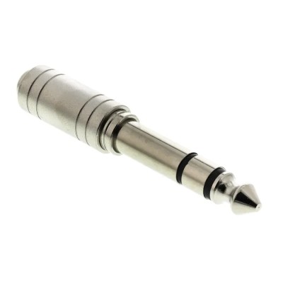 RS PRO Audio Male 1.4 in Stereo Straight 3.5 mm Stereo AV Adapter 392-576