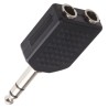 RS PRO AV Audio Male 1/4 in Stereo Straight AV Adapter 392-586