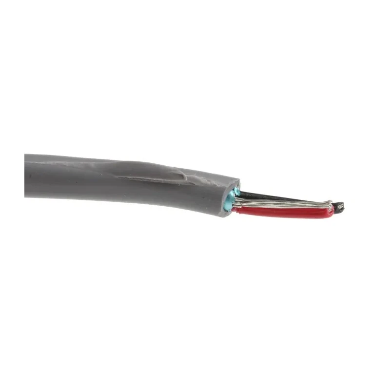 Alpha Wire Alpha Essentials Series Data Cable 1 Pairs 2 Cores 100 m Grey Sheath Polyvinyl Chloride 5471C SL033