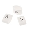 TE Connectivity Pre-printed White Polyolefin Heatshrink Cable Marker for 4 mm to 12 mm Cable TRSA-1019/G/1/3