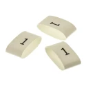 TE Connectivity Pre-Printed White Polyolefin Heatshrink Cable Marker for 4mm to 12mm Cable TRSA-1019/G/1/1