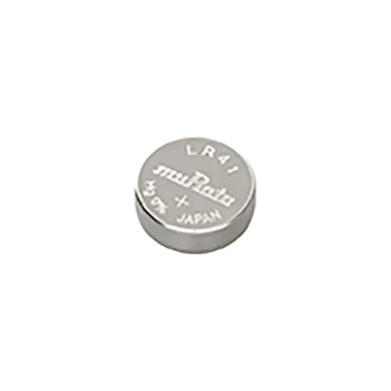 Murata SR41 Alkaline Manganese Dioxide Button Battery 1.5V 7.9mm Diameter 