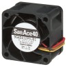 Sanyo Denki 9GA Series Axial Fan 12V DC 11.04W 48.6 m³/h Airflow 40mm Square Frame 9GA0412P3K01