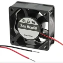 Sanyo Denki 9S Series Axial Fan, 12V DC, 1.32 W Power, 34.8 m³/h Air Flow, 60 mm Frame Size 9S0612H402