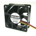 Sanyo Denki 9S Series Axial Fan 12V dc 2.4W 26.1 cfm 5000rpm Ball Bearing 9S0612S401
