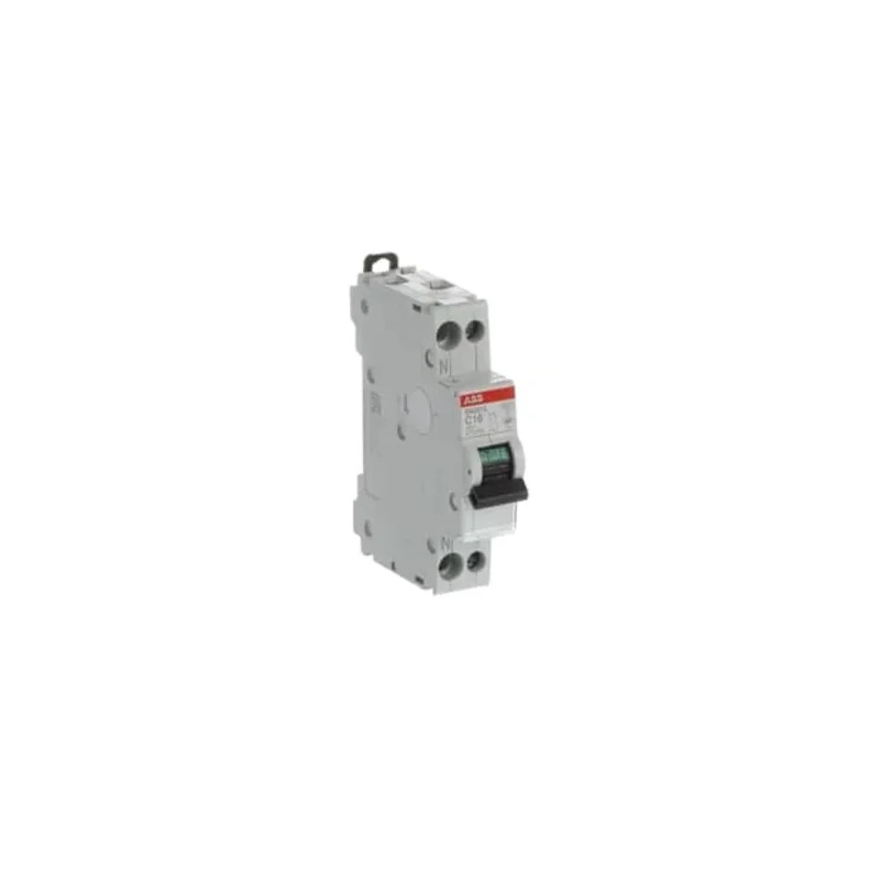ABB SN201L Miniature Circuit Breaker 1-Pole 16A Type C 230V AC 4.5kA Breaking Capacity 2CSS245102R0164 SN201 L C16-L