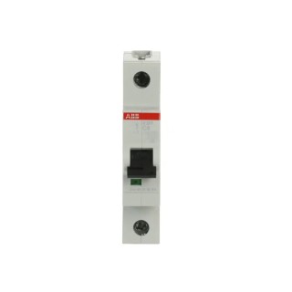 ABB System Pro M Compact Miniature Circuit Breaker, 1-Pole, 6A, Type C, 400V AC, 72V DC, 20kA 2CDS251001R0064 S201-C6