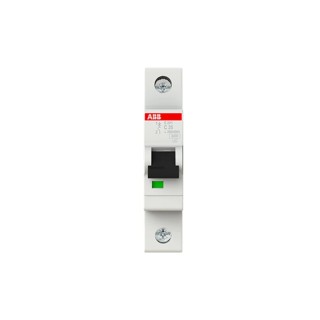 ABB System Pro M Compact Miniature Circuit Breaker, 1-Pole, 25A, Type C, 400V AC, 72V DC, 20kA 2CDS251001R0254 S201-C25
